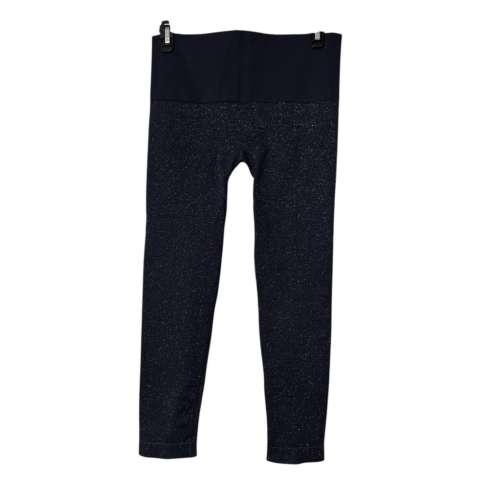 NWT Chicos Zenergy So Slimming Womens Seamless Navy Blue Leggings Size 1R